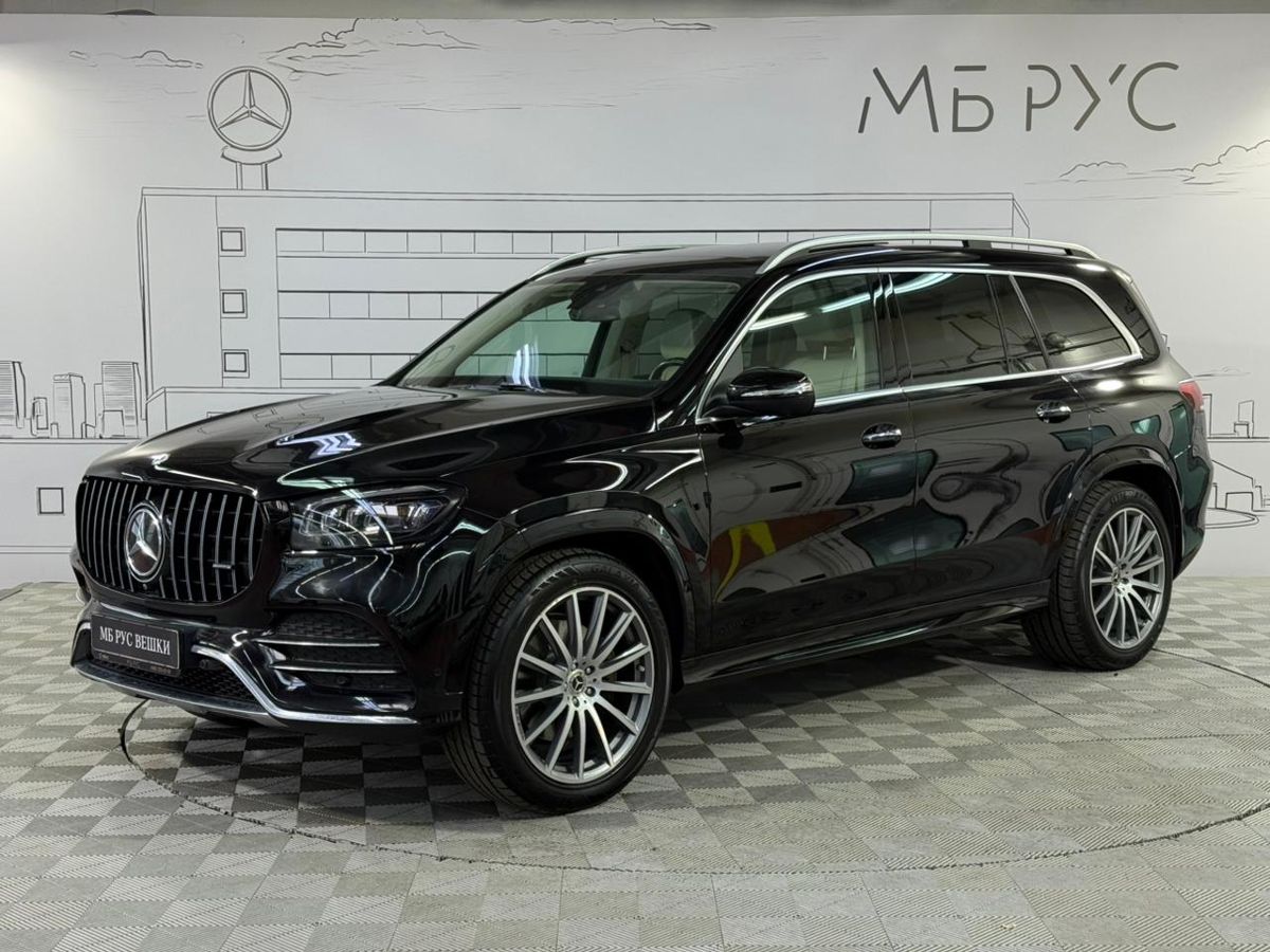 Mercedes-Benz GLS II поколение (X167) 450 3.0 AT 4Matic (367 л.с.) Premium Plus Чёрный 2021 с пробегом 121 000 км