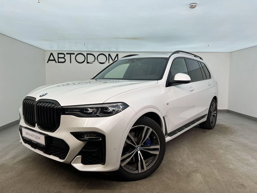 Автомобиль BMW X7 I поколение (G07) 3.0 AT 4WD (340 л.с.) M Sport Plus Белый 2020 с пробегом 58 308 км