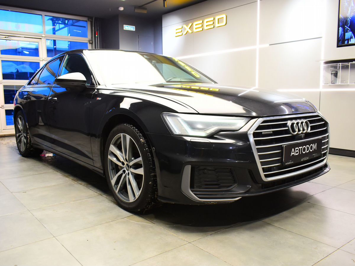 Автомобиль Audi A6 V поколение (C8) 2.0 AMT 4WD (245 л.с.) Sport Чёрный 2021 с пробегом 183 088 км