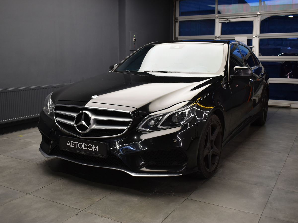 Mercedes-Benz E-Класс IV (W212/S212/C207) [рестайлинг] 300 3.5 AT 4Matic (249 л.с.) Особая серия Чёрный 2014 с пробегом 297 000 км