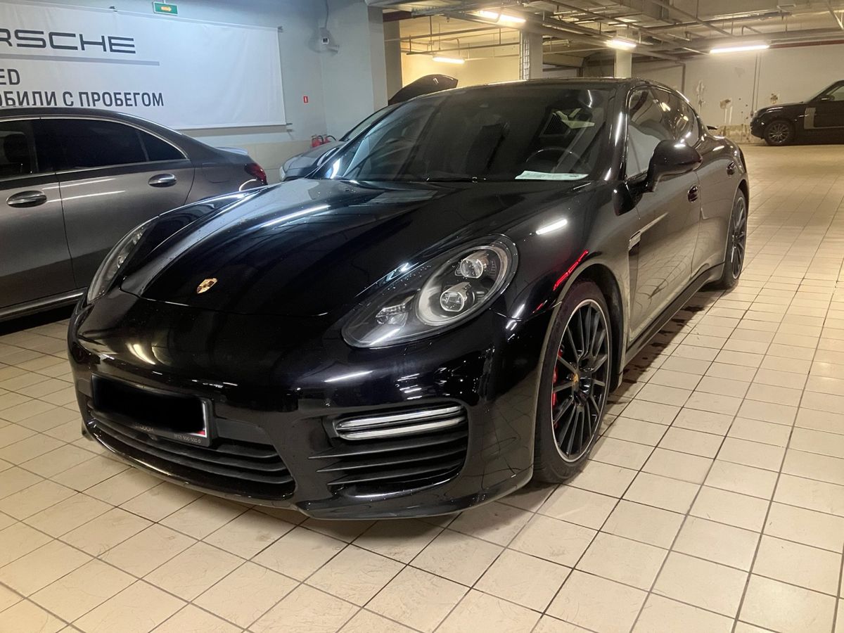 Автомобиль Porsche Panamera I [рестайлинг] GTS 4.8 AMT 4WD (440 л.с.) Panamera GTS Чёрный 2015 с пробегом 89 855 км