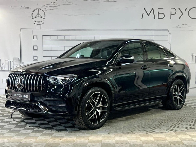 Автомобиль Mercedes-Benz GLE coupe AMG II поколение (C167) 53 AMG 3.0 AT 4Matic (435 л.с.) Base Чёрный 2021 с пробегом 57 227 км