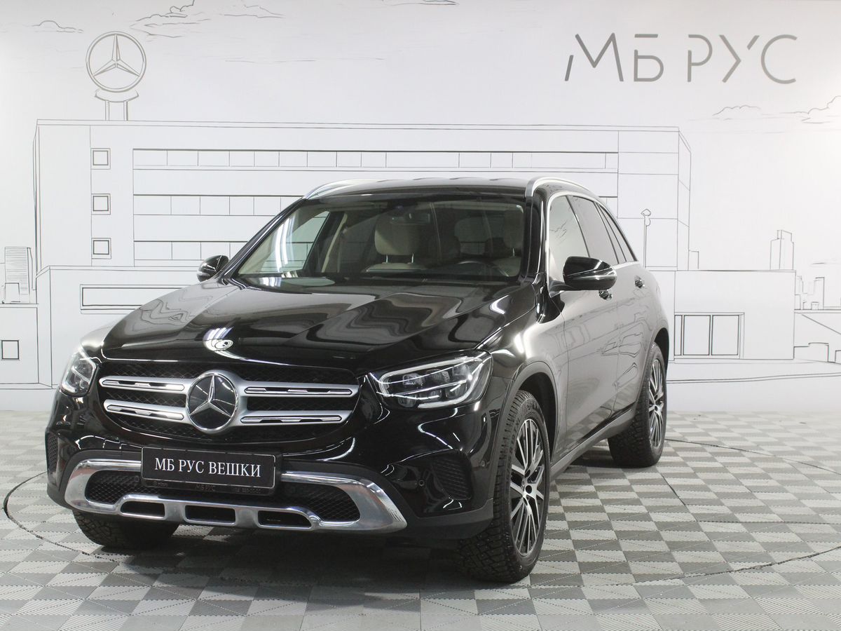Автомобиль Mercedes-Benz GLC I (X253) [рестайлинг] 200 2.0 AT 4Matic (197 л.с.) Premium Plus Чёрный 2021 с пробегом 43 431 км