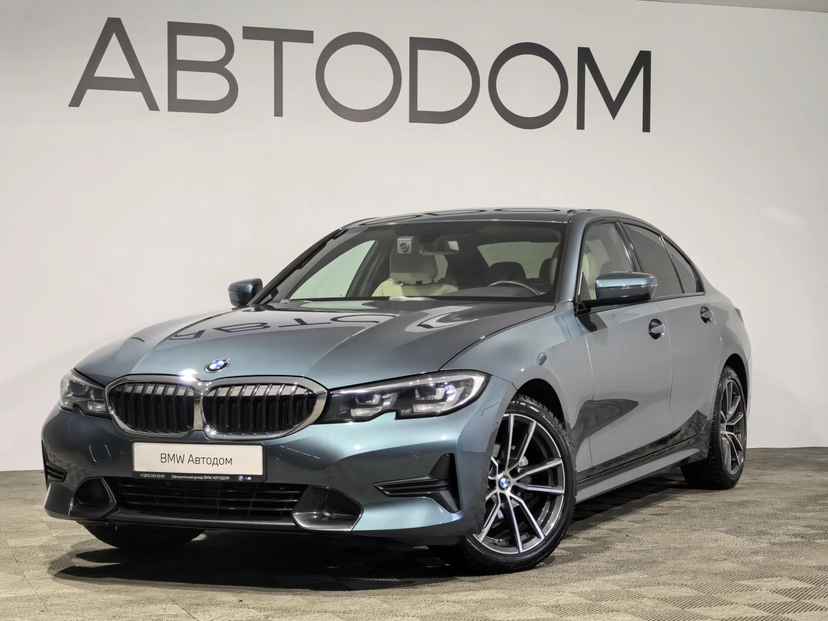 Автомобиль BMW 3 серии VII поколение (G20/G21/G28) 318 2.0d AT (150 л.с.) Sport Line Edition 21 Синий 2021 с пробегом 21 320 км