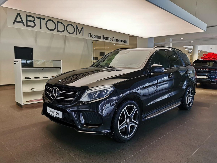 Автомобиль Mercedes-Benz GLE I поколение (W166) 400 3.0 AT 4Matic (333 л.с.) Особая серия Чёрный 2016 с пробегом 179 351 км