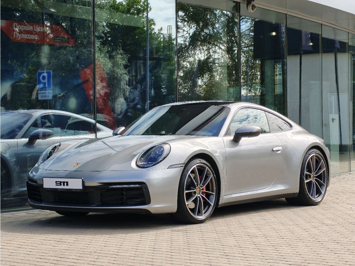 Porsche 911 VIII поколение (992) Carrera 4S 3.0 AMT 4WD (450 л.с.) Carrera 4S Серебристый 2020 с пробегом 15 700 км