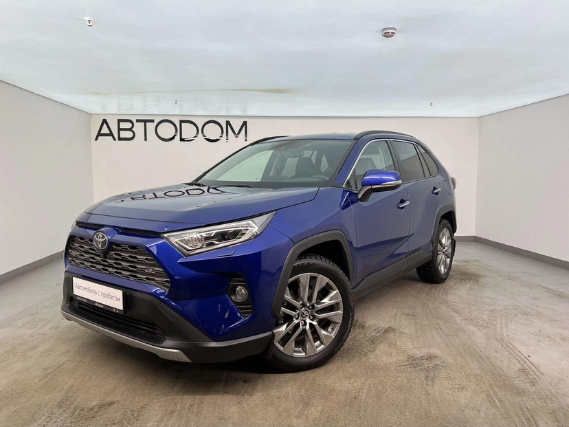 Автомобиль Toyota RAV4 V поколение (XA50) 2.0 CVT 4WD (149 л.с.) Luxe Синий 2021 с пробегом 32 479 км