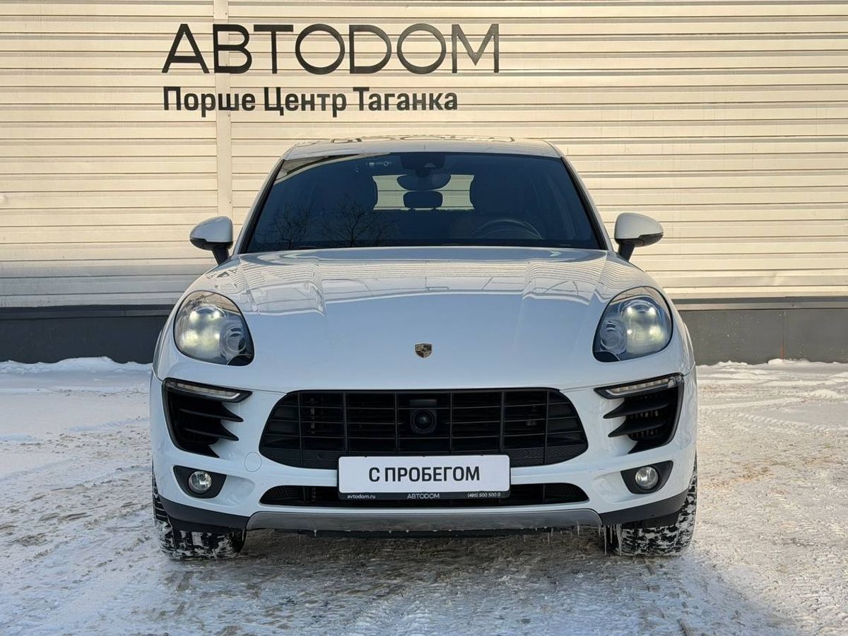 Автомобиль Porsche Macan I поколение S 3.0 AMT 4WD (340 л.с.) S Белый 2014 с пробегом 110 642 км
