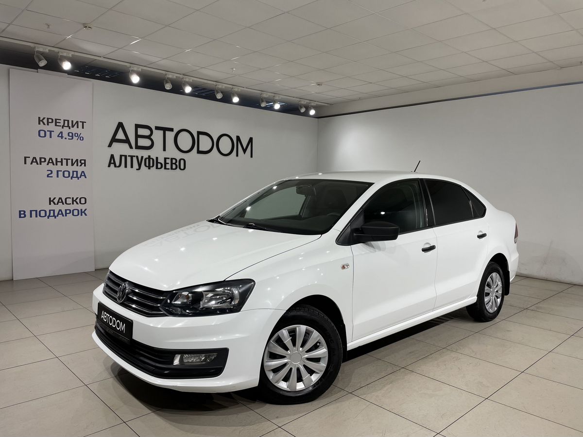 Volkswagen Polo V [рестайлинг] 1.6 MT (90 л.с.) LIFE Белый 2018 с пробегом 123 705 км