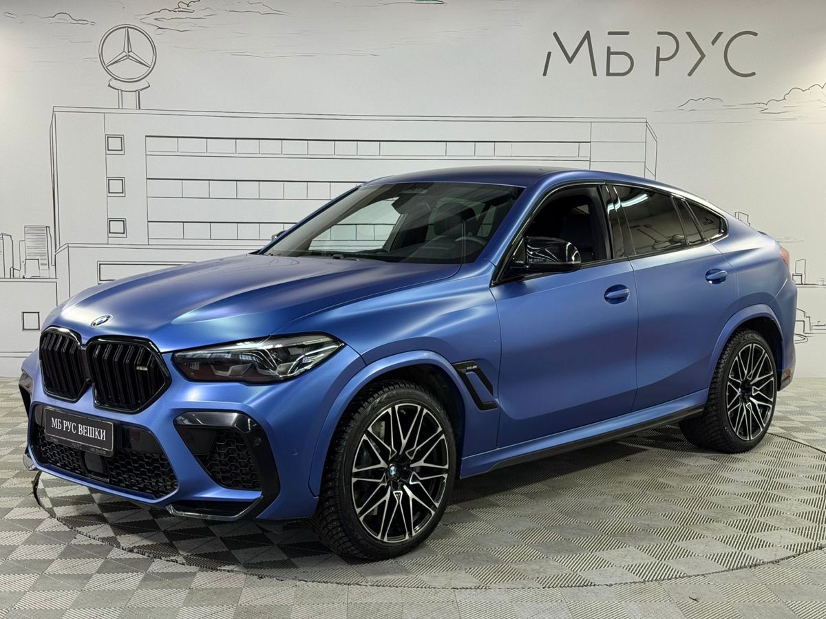 BMW X6 III поколение (G06) 3.0d AT 4WD (400 л.с.) M Special Синий 2020 с пробегом 82 409 км