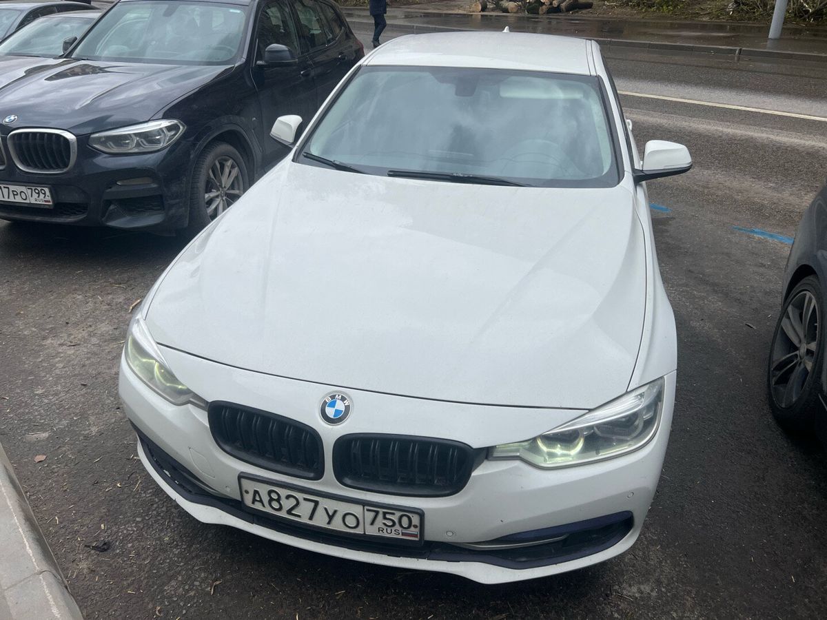 BMW 3 серии VI (F30/F31/F34) [рестайлинг] 320 2.0d AT 4WD (190 л.с.) Sport Line Белый 2016 с пробегом 273 430 км