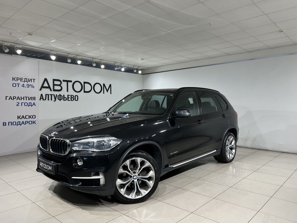 BMW X5 III поколение (F15) 3.0d AT 4WD (249 л.с.) Prestige Чёрный 2017 с пробегом 171 340 км