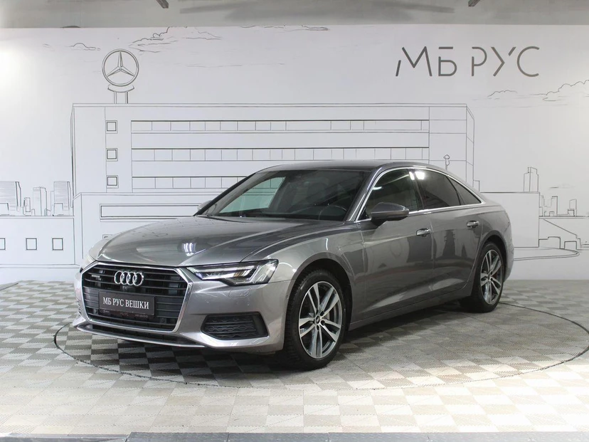 Audi A6 V поколение (C8) 2.0 AMT 4WD (245 л.с.) 45 TFSI quattro S tronic Серый 2021 с пробегом 91 400 км
