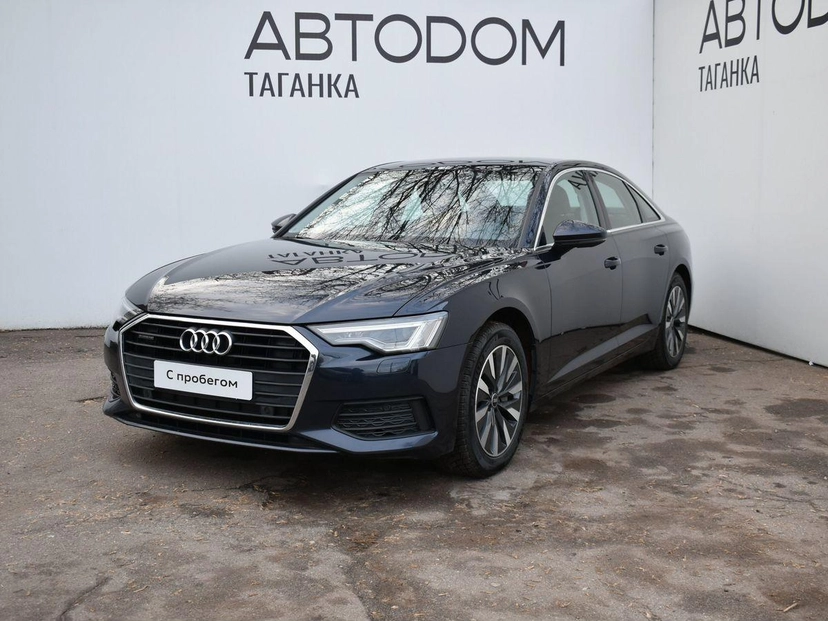 Автомобиль Audi A6 V поколение (C8) 2.0 AMT 4WD (245 л.с.) Advance Синий 2020 с пробегом 89 340 км