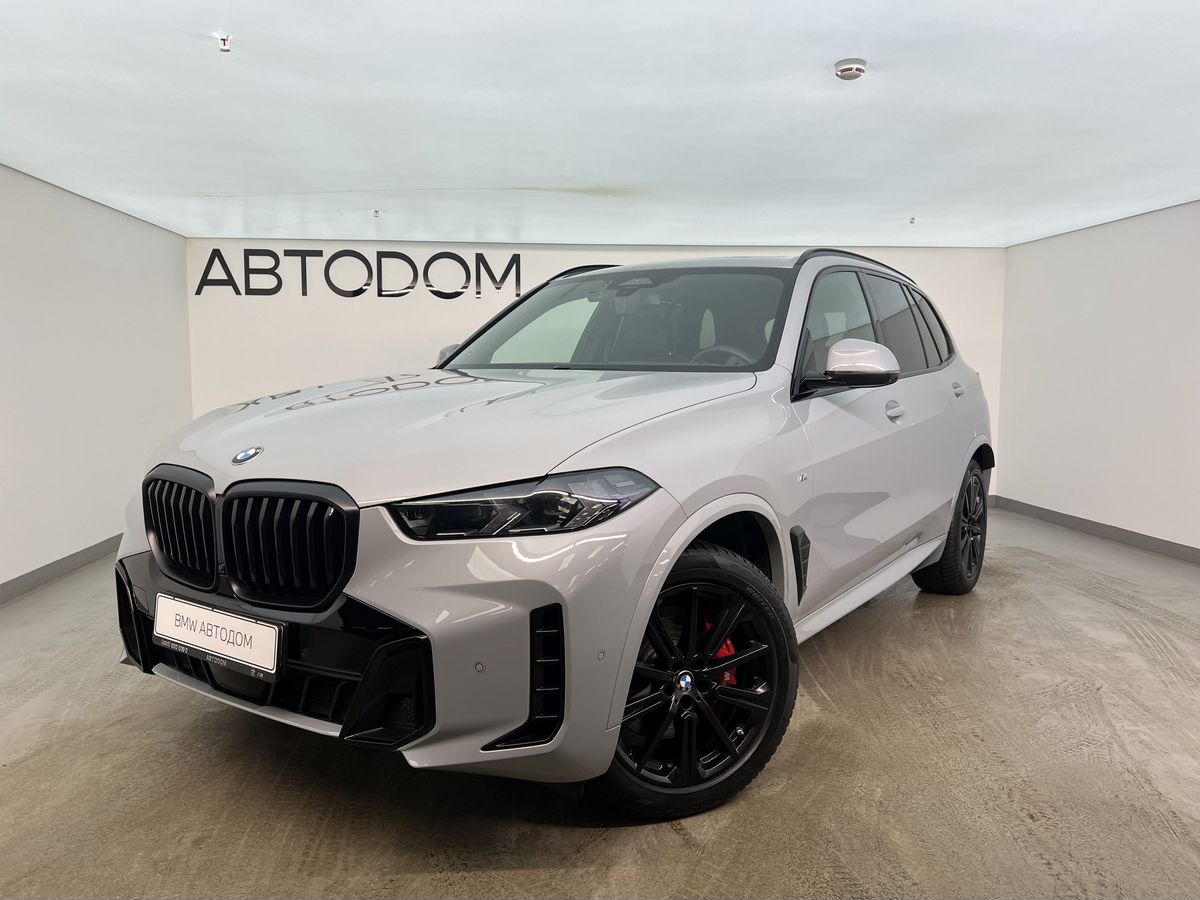 Автомобиль BMW X5 IV (G05) [рестайлинг] 3.0d AT 4WD (286 л.с.) M Sport Серый 2023 с пробегом 34 508 км
