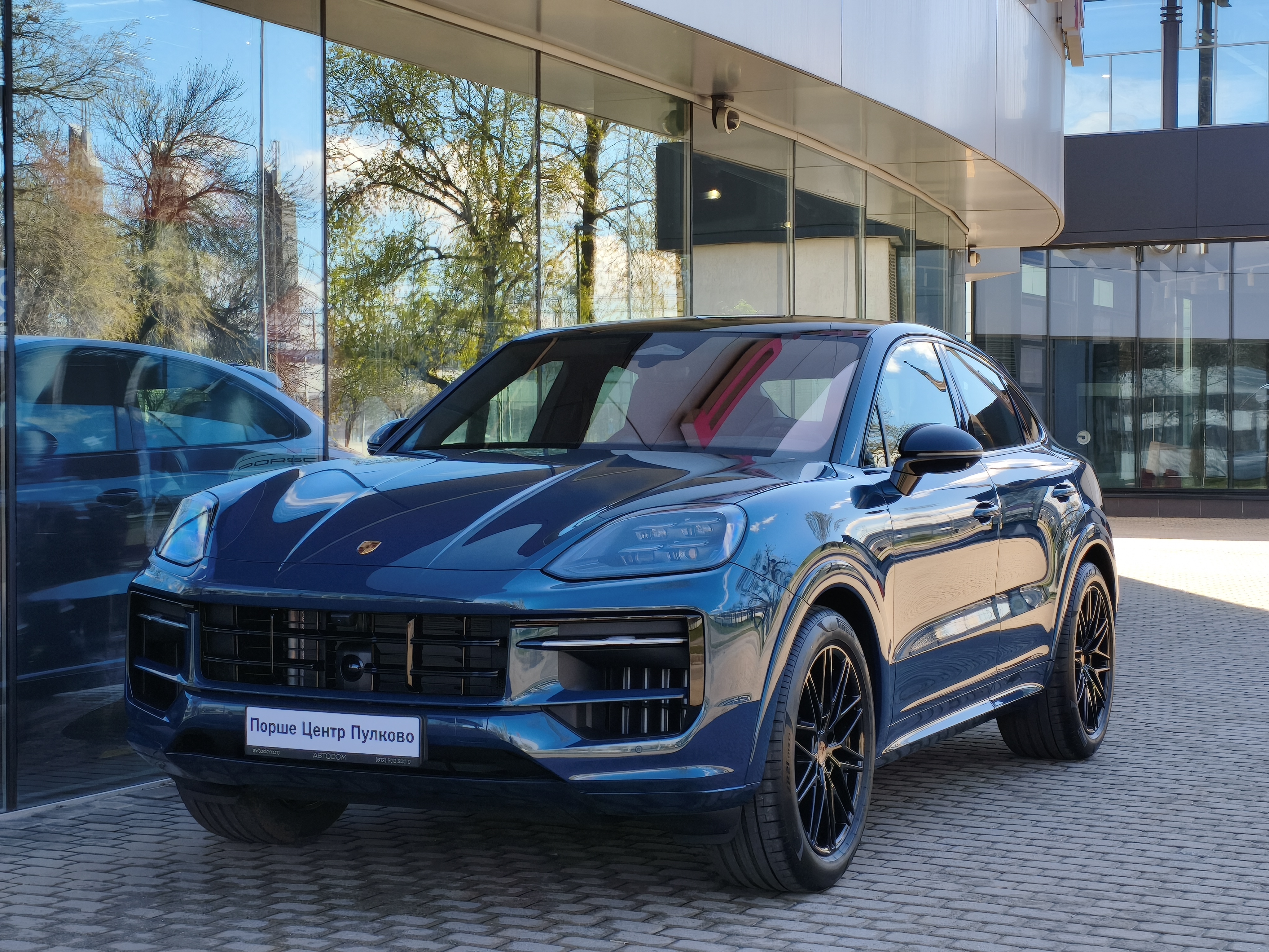 Porsche Cayenne III [рестайлинг] 3.0 AT 4WD (353 л.с.) Black Edition Синий 2025 