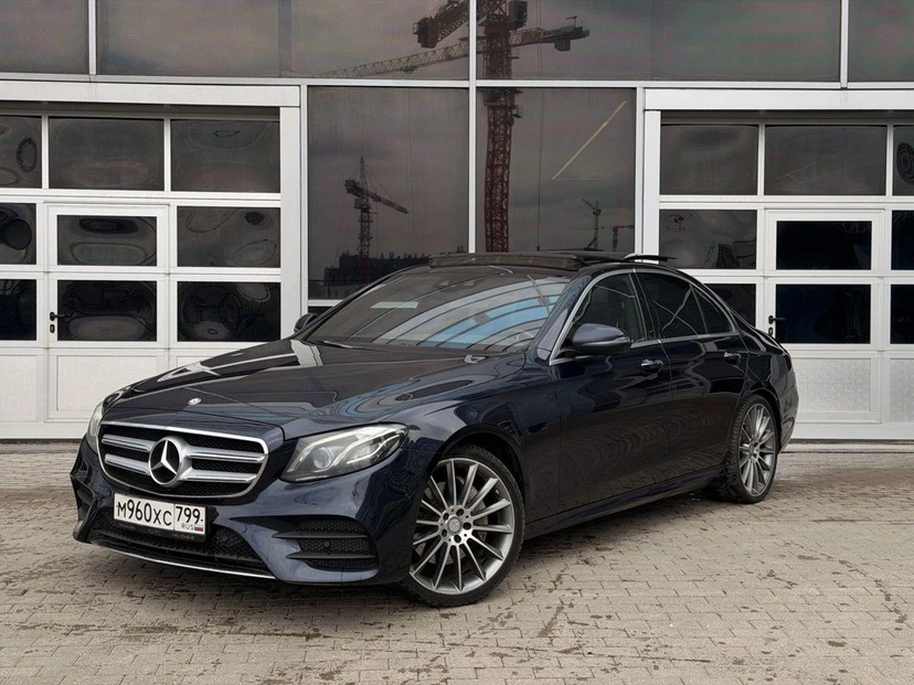 Mercedes-Benz E-Класс V поколение (W213/S213/C238) 200 2.0 AT (184 л.с.) Sport Plus Синий 2016 с пробегом 145 000 км