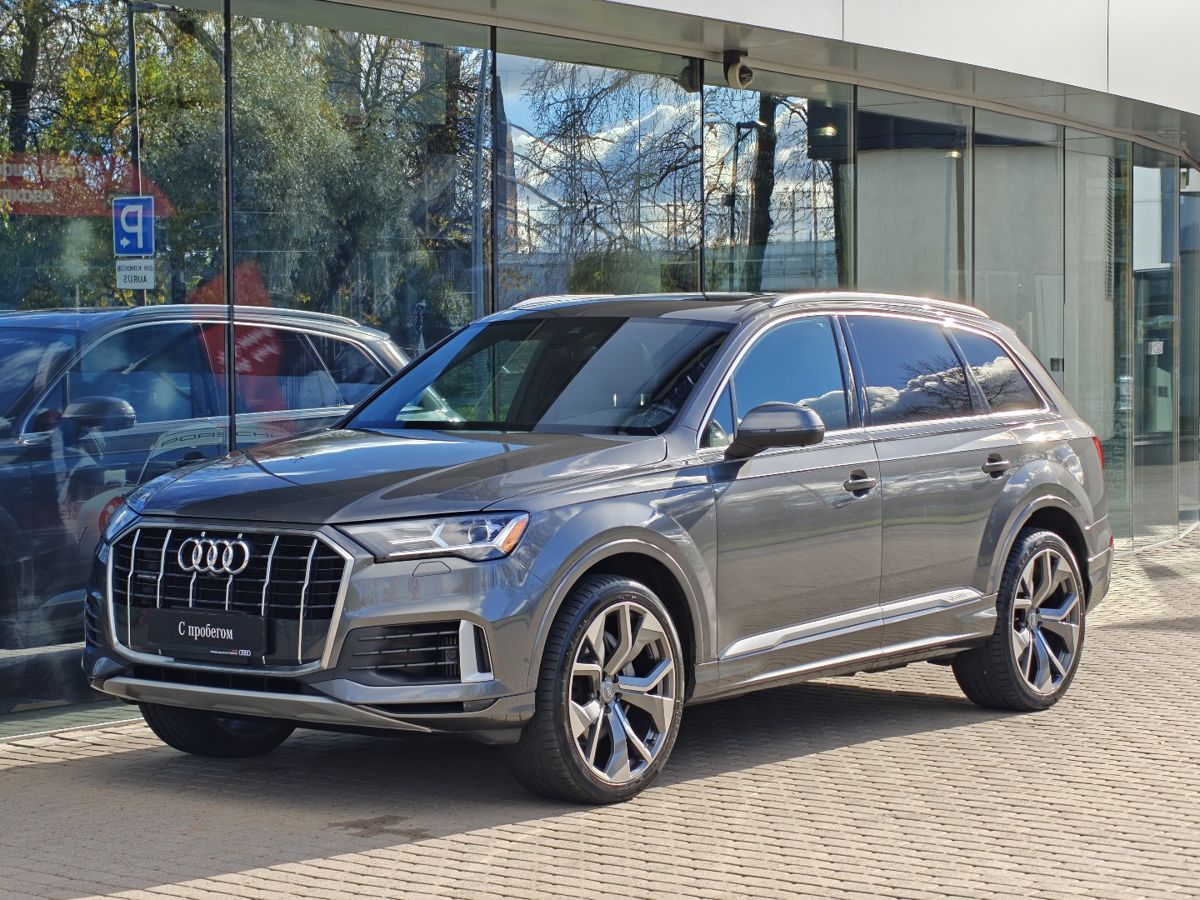 Audi Q7 II (4M) [рестайлинг] 3.0 AT 4WD (340 л.с.) 55 TFSI quattro tiptronic Серый 2020 с пробегом 95 453 км
