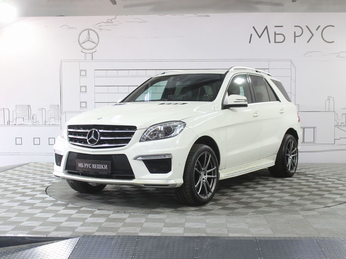 Mercedes-Benz M-Класс III поколение (W166) 350 3.0d AT 4Matic (258 л.с.) Base Белый 2013 с пробегом 129 547 км