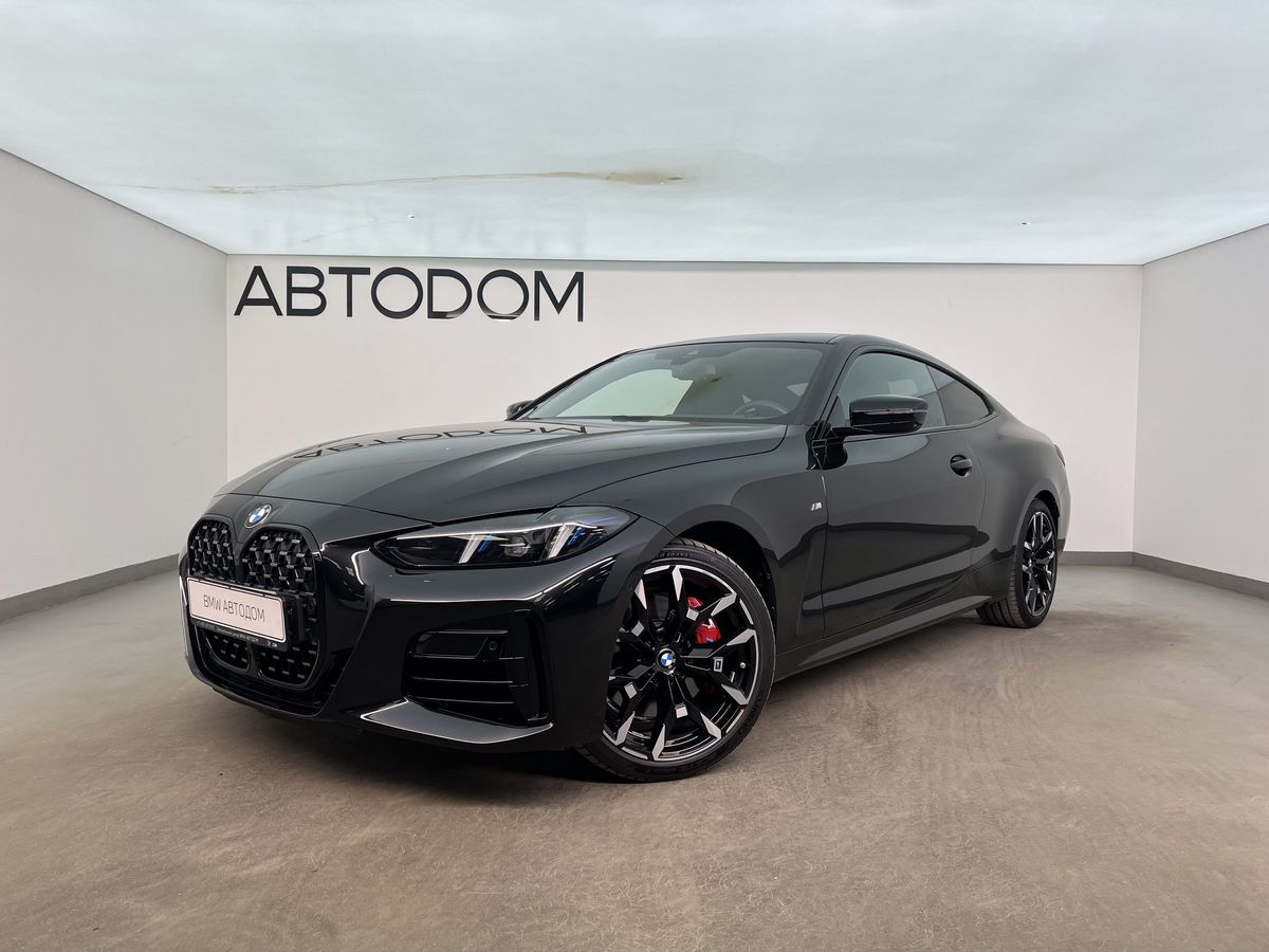 BMW 4 серии II (G22/G23/G26) [рестайлинг] 2.0d AT 4WD (190 л.с.) M Sport Pro Чёрный 2025 с пробегом 30 294 км