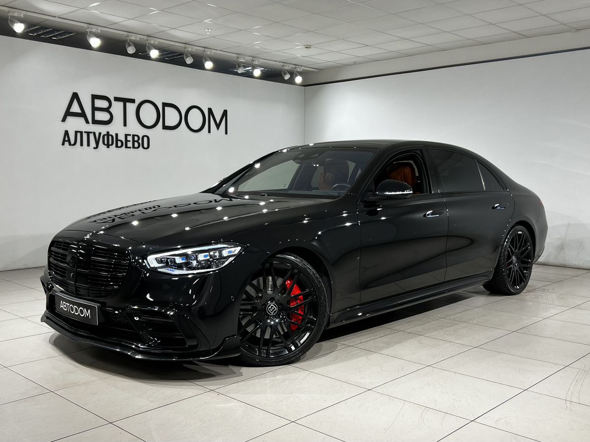 Mercedes-Benz S-Класс VII поколение (W223) 580 4.0 AT 4Matic (503 л.с.) Base Чёрный 2021 с пробегом 41 632 км
