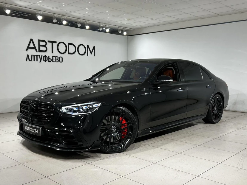 Mercedes-Benz S-Класс VII поколение (W223) 580 4.0 AT 4Matic (503 л.с.) Base Чёрный 2021 с пробегом 41 632 км
