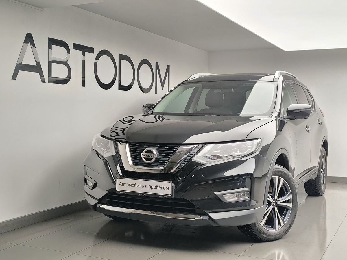 Автомобиль Nissan X-Trail III (T32) [рестайлинг] 2.0 CVT 4WD (144 л.с.) SE Top (2018-2020) Чёрный 2021 с пробегом 78 484 км