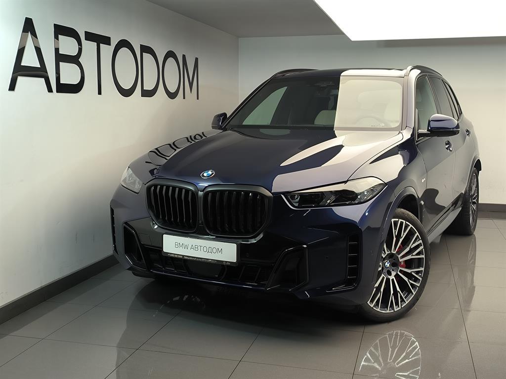 Автомобиль BMW X5 IV (G05) [рестайлинг] 3.0d AT 4WD (352 л.с.) Base Синий 2025 