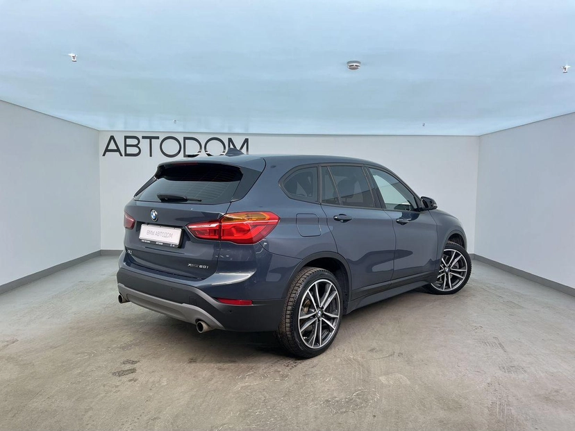 Автомобиль BMW X1 II поколение (F48) 2.0 AT 4WD (192 л.с.) Advantage Синий 2018 с пробегом 149 180 км