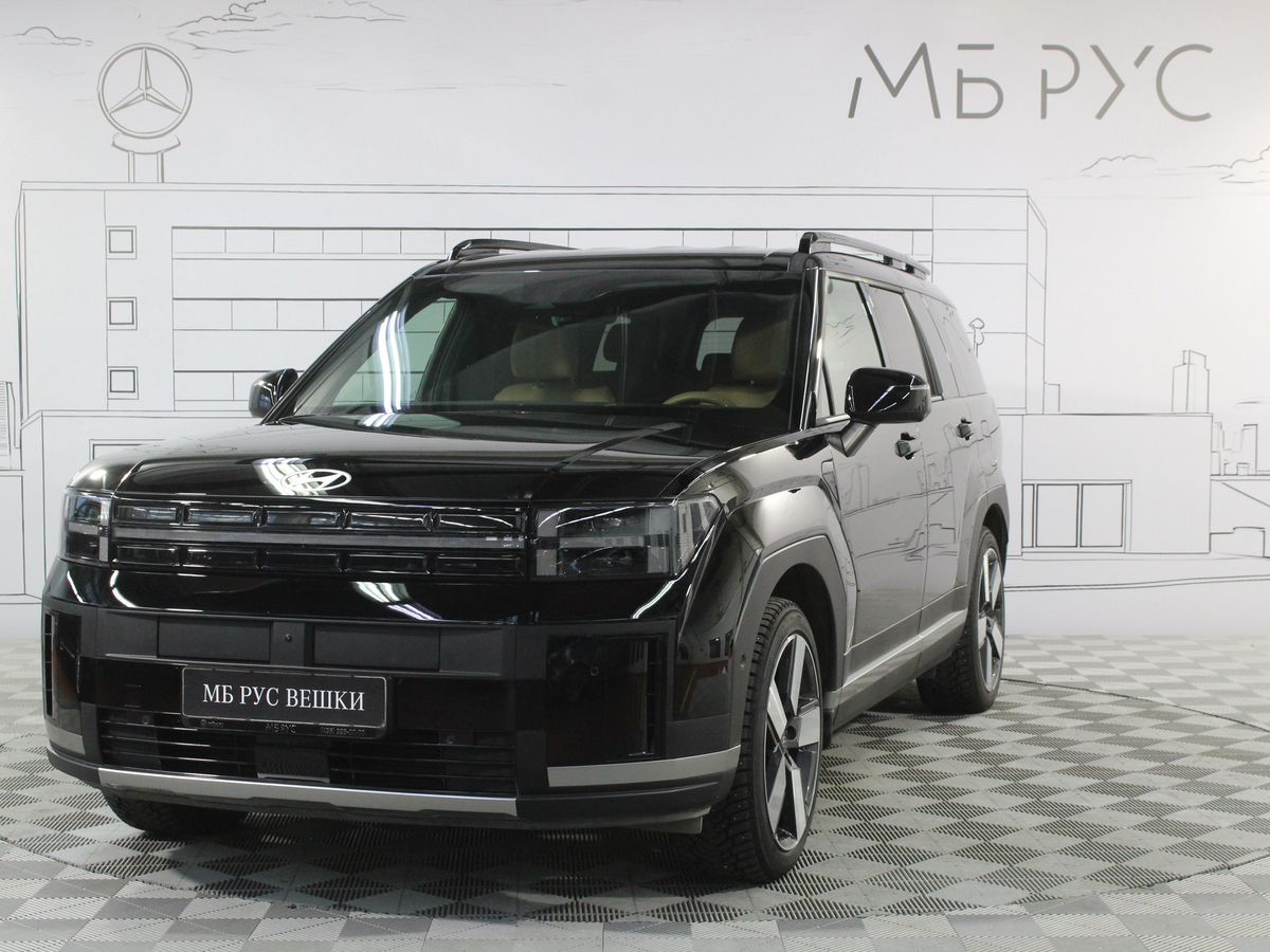 Автомобиль Hyundai Santa Fe V поколение 2.5 AT 4WD (194 л.с.) Modern Чёрный 2024 с пробегом 7 439 км