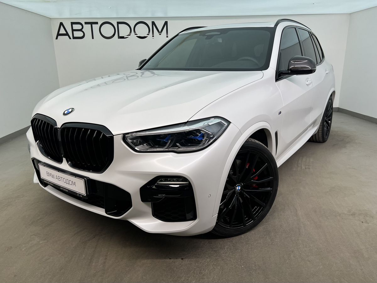 BMW X5 IV поколение (G05) 3.0d AT 4WD (340 л.с.) M Sport Pro Белый 2021 с пробегом 124 700 км