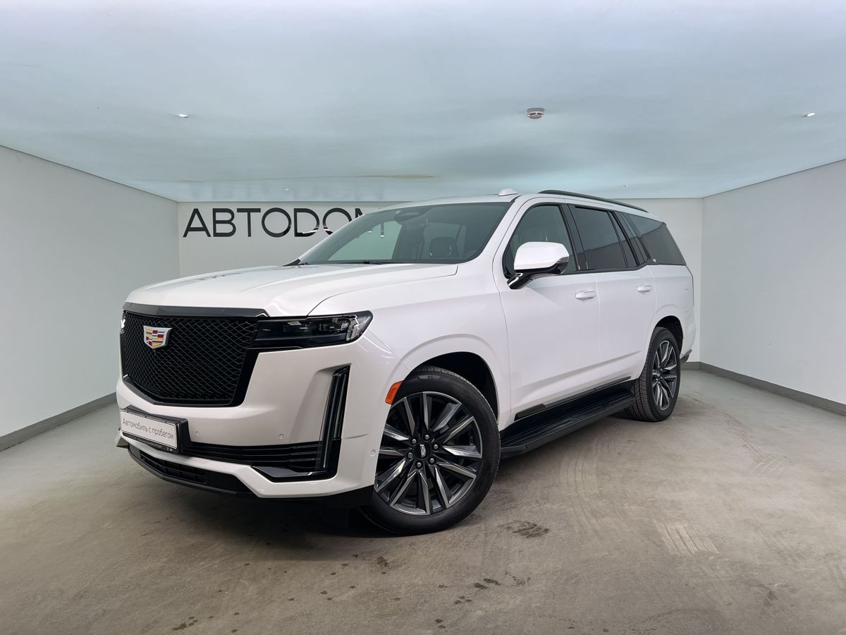Cadillac Escalade V поколение 6.2 AT 4WD (416 л.с.) Luxury Белый 2023 с пробегом 44 418 км