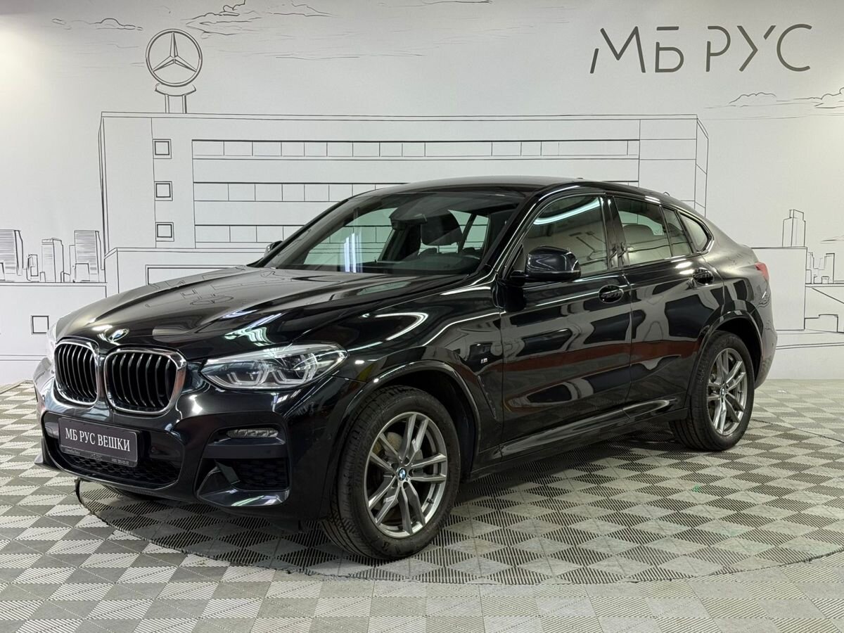 BMW X4 II поколение (G02) 2.0d AT 4WD (190 л.с.) M Sport Чёрный 2019 с пробегом 119 093 км