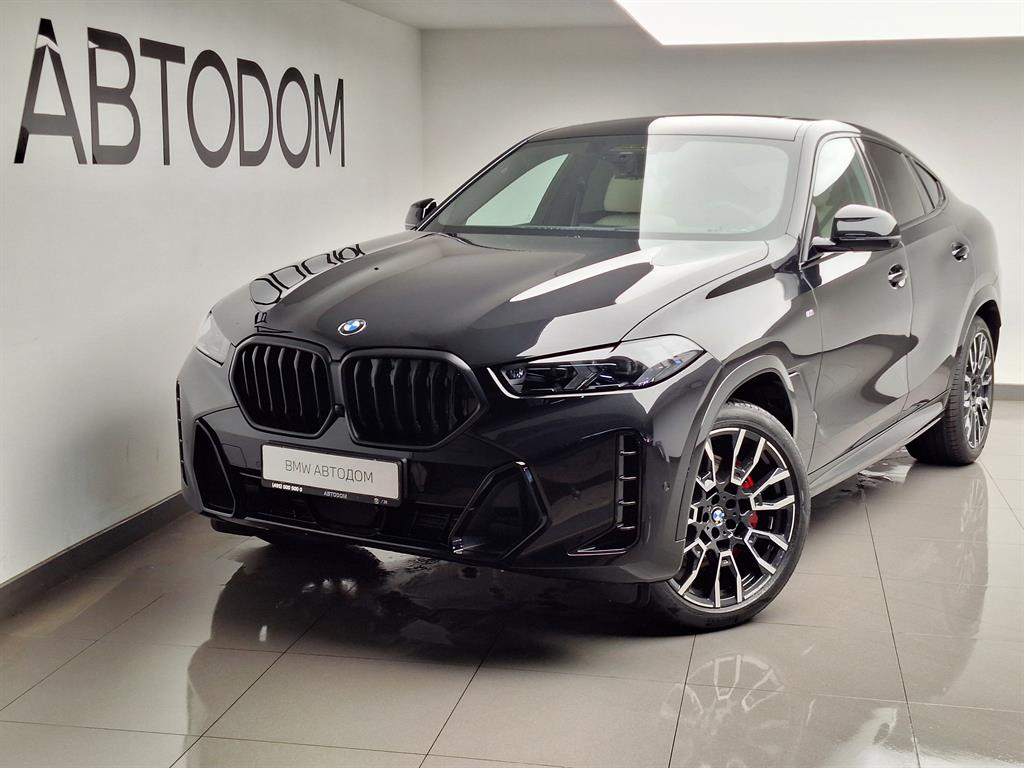 Автомобиль BMW X6 III (G06) [рестайлинг] 3.0d AT 4WD (286 л.с.) xDrive30d Чёрный 2025 