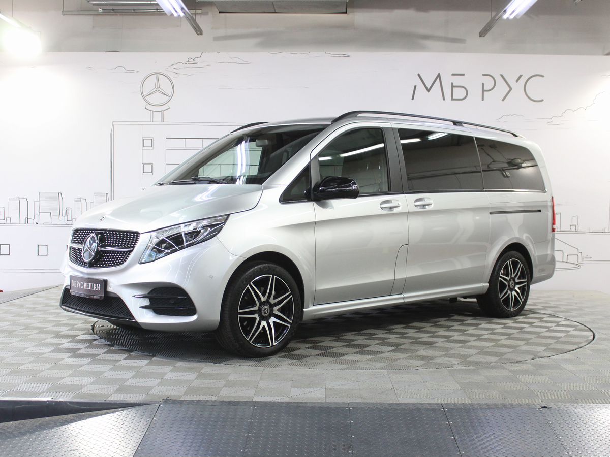 Mercedes-Benz V-Класс II (W447) [рестайлинг] 2.0d AT 4Matic Long (237 л.с.) Exclusive Серебристый 2021 с пробегом 16 700 км