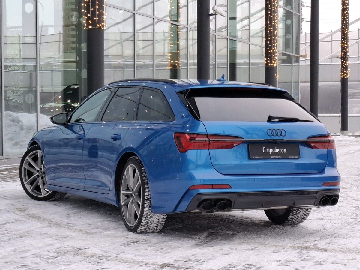 Автомобиль Audi S6 V поколение (C8) 3.0d AT 4WD (349 л.с.) S6 TDI Синий 2020 с пробегом 114 056 км
