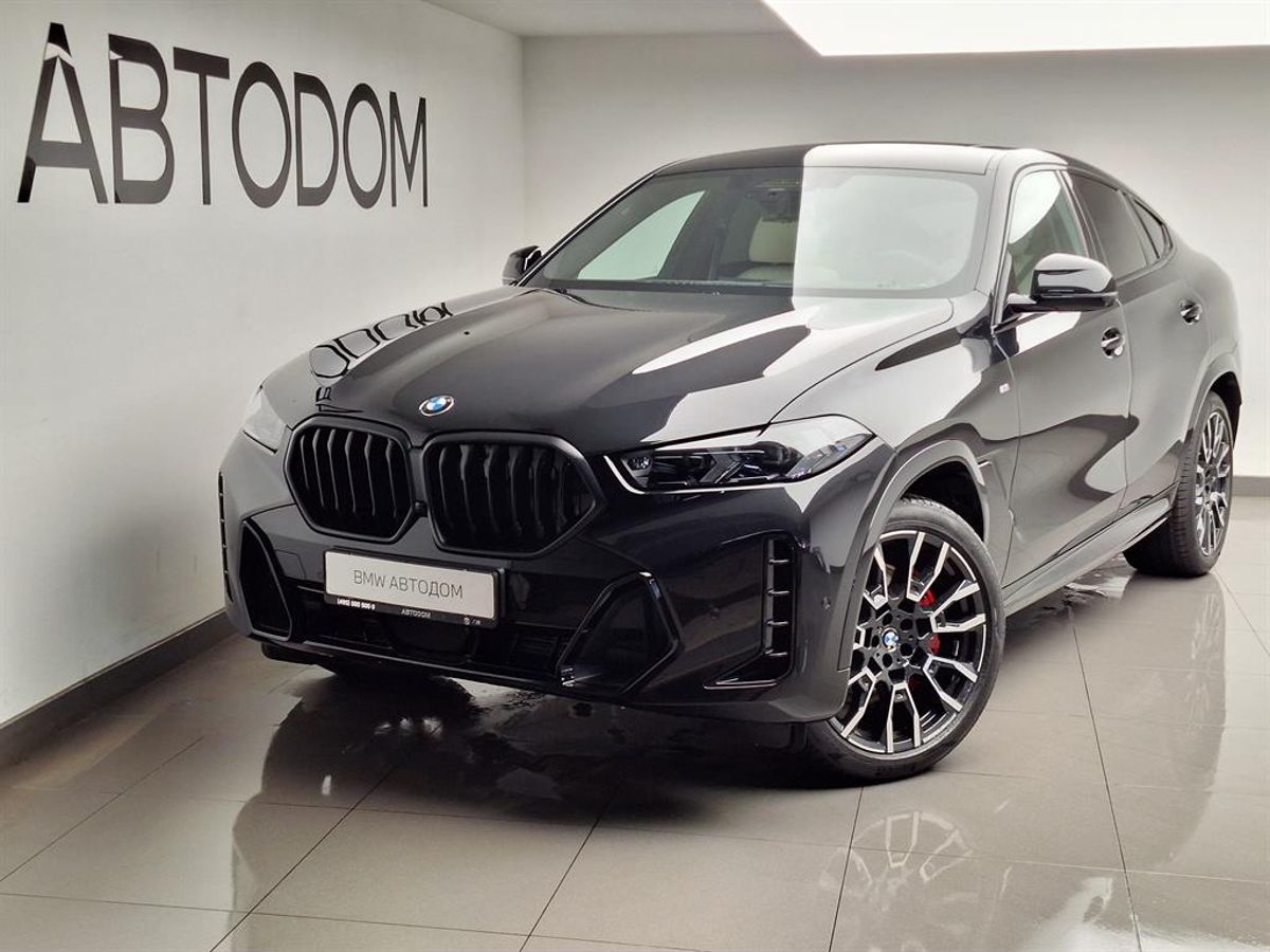 BMW X6 III (G06) [рестайлинг] 3.0d AT 4WD (286 л.с.) M Sport Чёрный 2025 