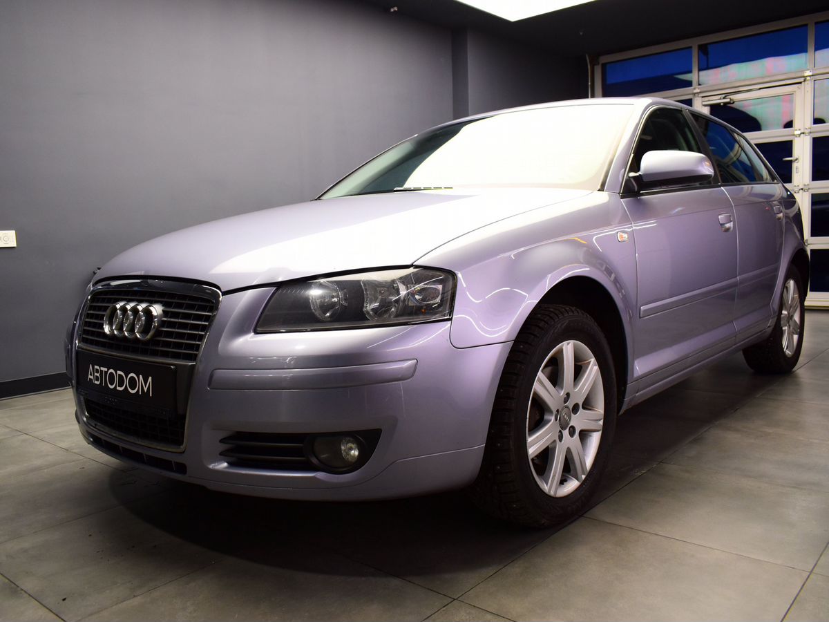 Автомобиль Audi A3 II (8P) [1-й рестайлинг] 1.8 AMT (160 л.с.) Base Серый 2007 с пробегом 100 380 км