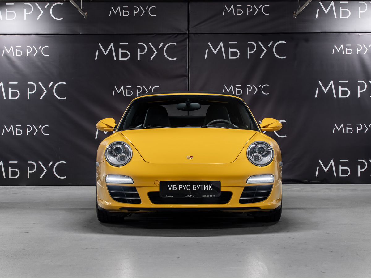 Автомобиль Porsche 911 VI (997) [рестайлинг] Carrera 4S 3.8 AMT 4WD (385 л.с.) Carrera S Жёлтый 2009 с пробегом 56 000 км