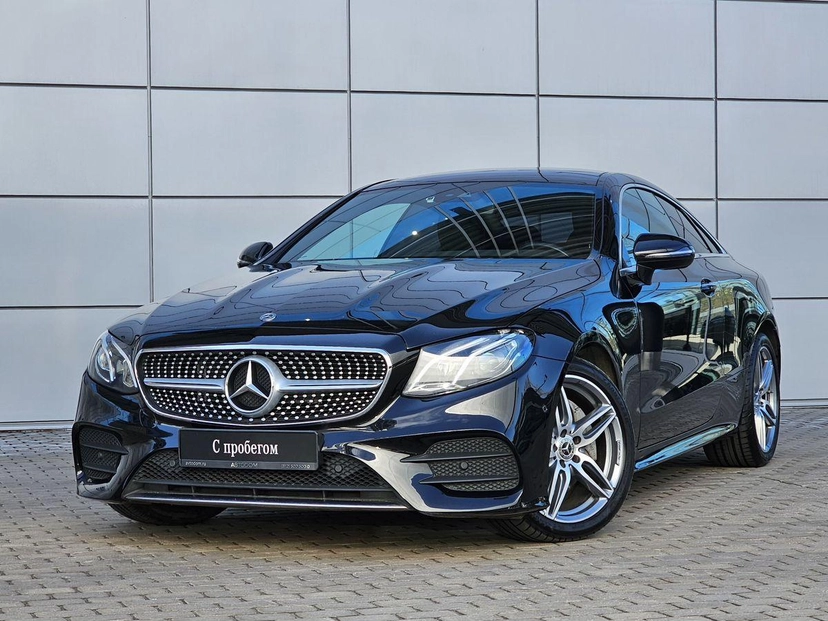 Автомобиль Mercedes-Benz E-Класс V поколение (W213/S213/C238) 200 2.0 AT 4Matic (184 л.с.) Sport Чёрный 2018 с пробегом 64 325 км