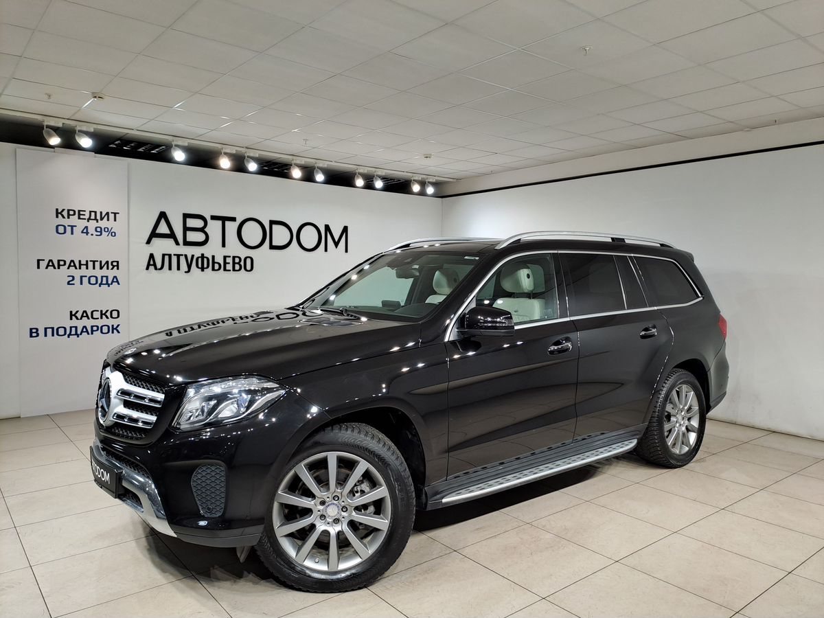 Автомобиль Mercedes-Benz GLS I поколение (X166) 450 3.0 AT 4Matic (367 л.с.) Base Чёрный 2019 с пробегом 99 525 км