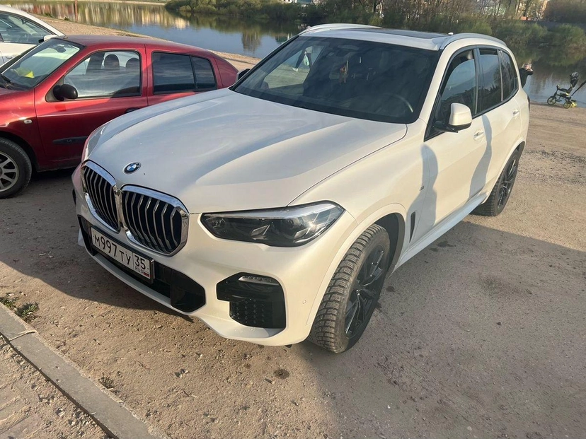 Автомобиль BMW X5 IV поколение (G05) 3.0d AT 4WD (249 л.с.) M Sport Pro Белый 2019 с пробегом 62 296 км