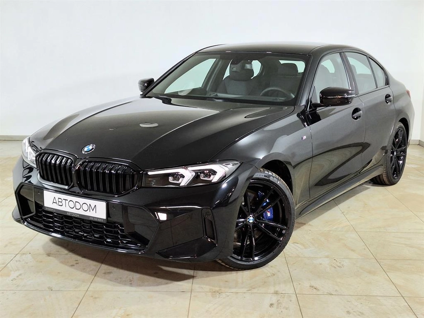 Автомобиль BMW 3 серии VII (G20/G21/G28) [рестайлинг] 2.0 AT (184 л.с.) Base Чёрный 2024 