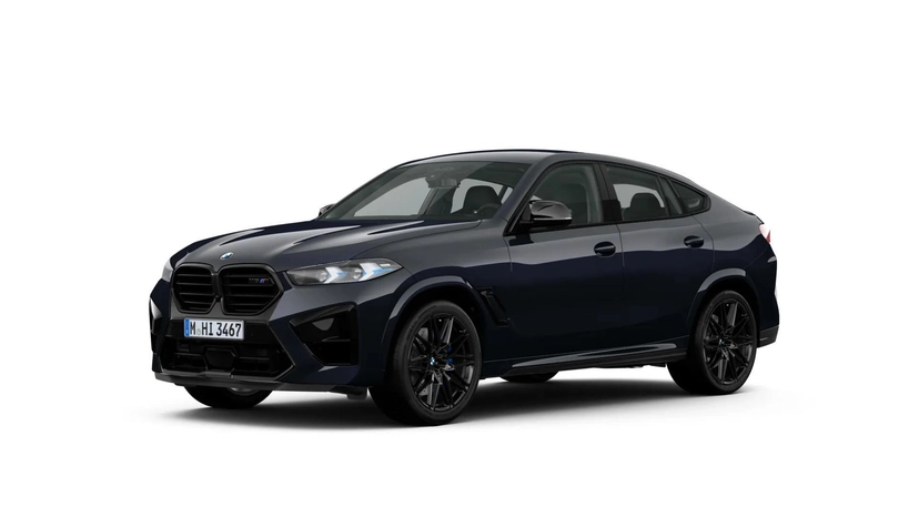 Автомобиль BMW X6 M III (F96) [рестайлинг] 4.4 AT 4WD (625 л.с.) Competition Чёрный 2023 