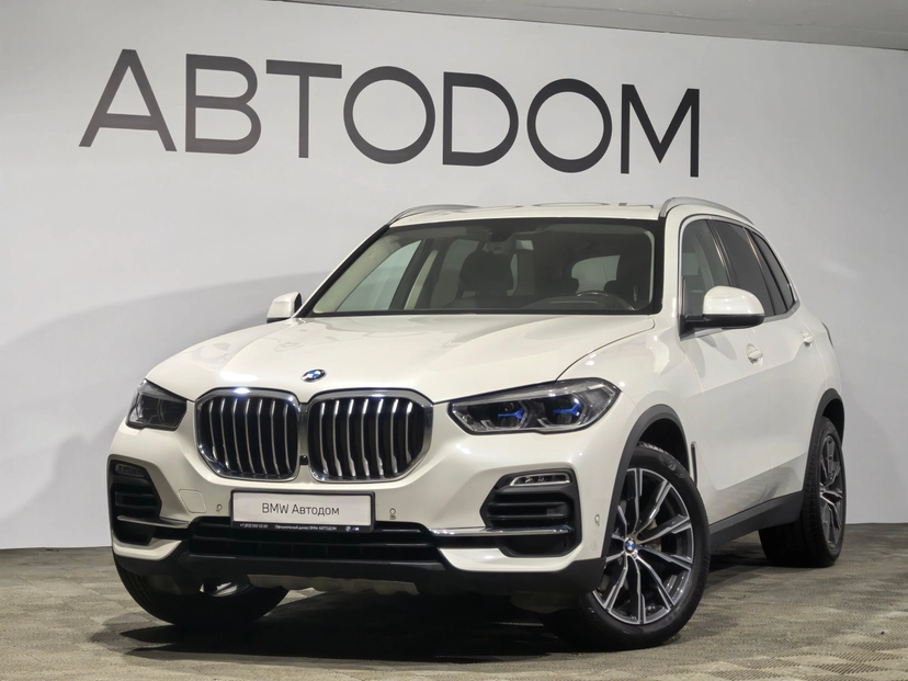 Автомобиль BMW X5 IV поколение (G05) 3.0d AT 4WD (249 л.с.) Exclusive Белый 2019 с пробегом 66 320 км