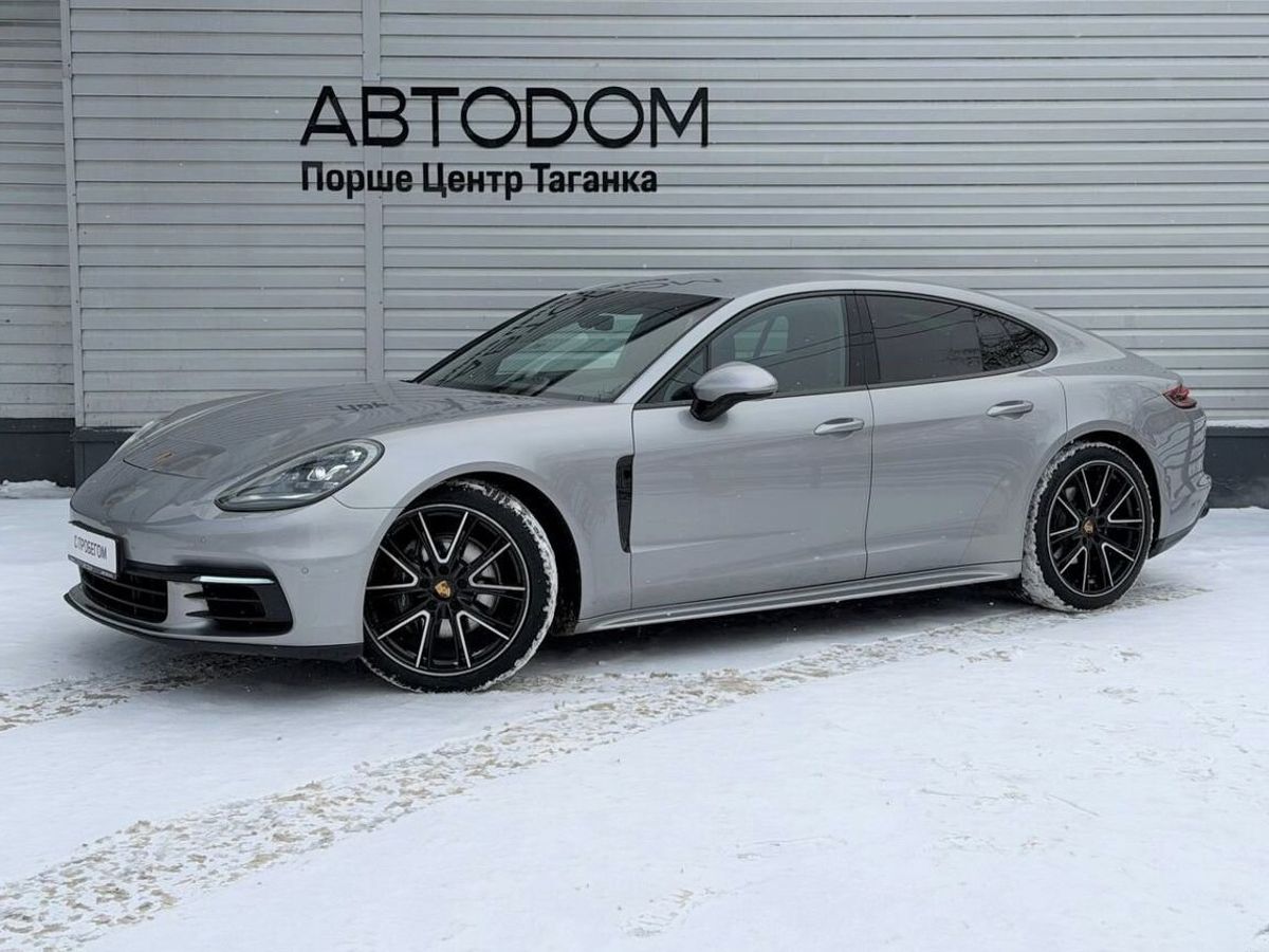 Автомобиль Porsche Panamera II поколение 4 3.0 AMT 4WD (330 л.с.) 4 Серебристый 2019 с пробегом 94 845 км