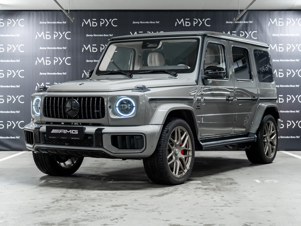Автомобиль Mercedes-Benz G-Класс AMG II (W463) [рестайлинг] G 63 4.0 AT 4Matic (585 л.с.) AMG G 63 Серый 2025 