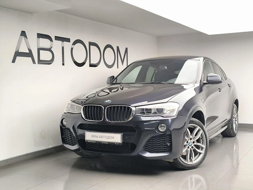 BMW X4 I поколение (F26) 2.0 AT 4WD (184 л.с.) M Sport Локальная сборка Чёрный 2015 с пробегом 150 733 км