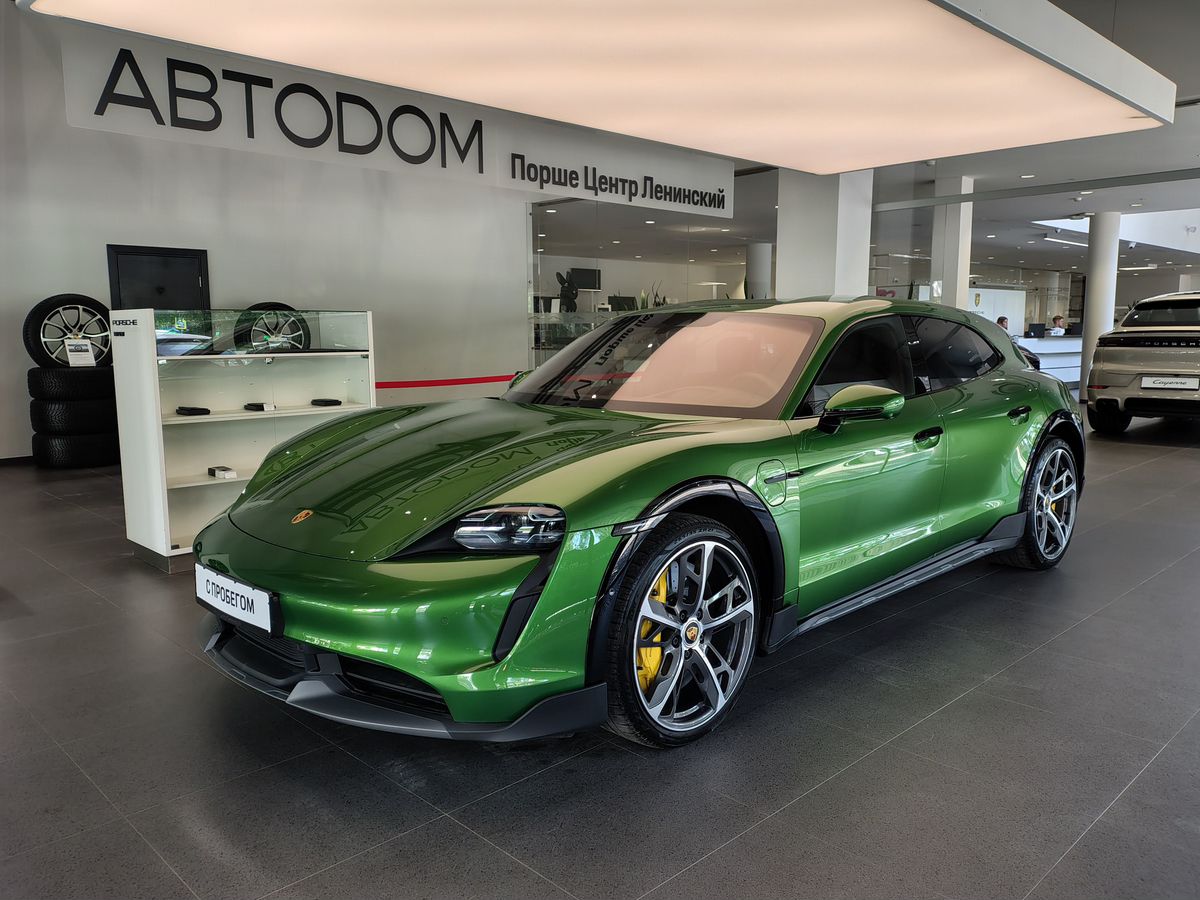 Porsche Taycan I поколение Turbo S Electro AT 4WD (560 кВт) Turbo S Зелёный 2021 с пробегом 28 889 км