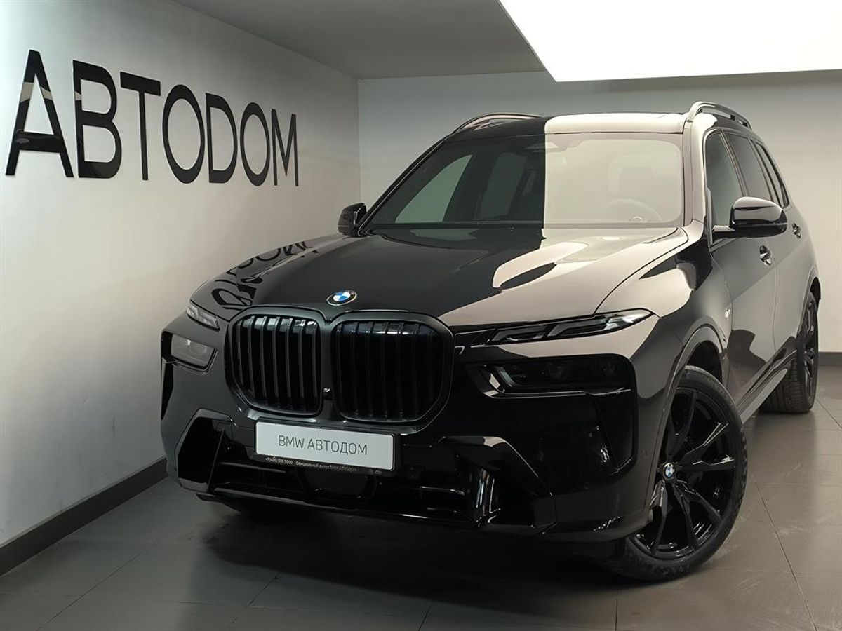 BMW X7 I (G07) [рестайлинг] 3.0d AT 4WD (340 л.с.) M Sport Pro Чёрный 2025 